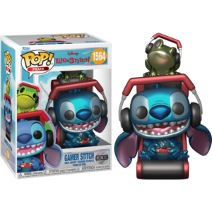 Funko POP! Plus Lilo & Stitch - Stitch (Gamer) Metallisch