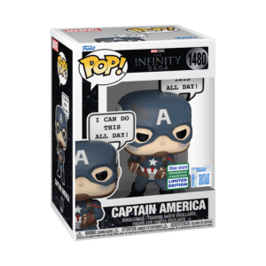 Funko POP! Marvel Infinity Saga Captain America (I Can Do This All Day) Limitierte Auflage Wondrous Convention 2025