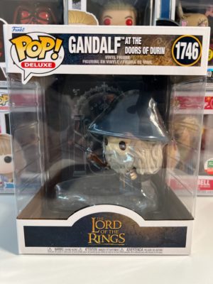Funko POP! Deluxe Movies Lord of the Rings Gandalf at the Doors of Durin - Imperfect Box