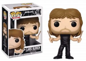 Funko POP! Rocks Metallica Lars Ulrich + Boîte Acrylique