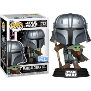 Funko POP! Star Wars Impressions Mandalorian with Grogu Limited Edition