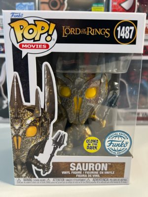 Funko POP! Movies Le Seigneur des Anneaux Sauron Edition Limitée Phosphorescente - Boîte Imparfaite