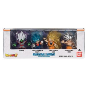 Dragon Ball Adverge Series 2 Zamasu, Super Saiyan Blue Vegito, Super Saiyan 3 Goku, Ultra Instinct Goku