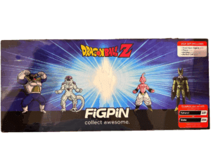 Figurines FiGPiN Dragon Ball Set Great Ape Vegeta, Frieza, Kid Buu, Perfect Cell