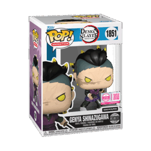 Funko POP! Animation Demon Slayer Genya Shinazugawa (Demon Form) Métallique Edition Limitée Legendary 1200 Pièces + Boîte Acrylique