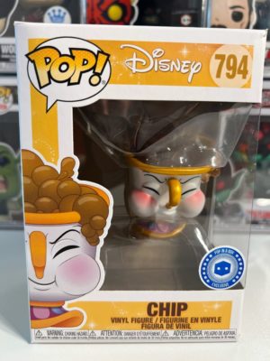 Funko POP! Disney Die Schöne und das Biest Chip Limitierte Auflage - Unvollkommene Box