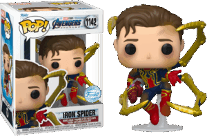 Funko POP! Marvel Avengers Endgame Iron Spider (Unmasked) Edition Limitée