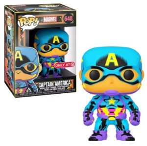 Funko POP! Marvel Black Light Captain America Limited Edition Target