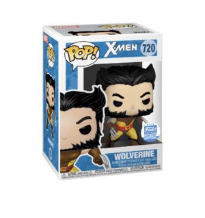 Funko POP! Marvel X-Men Wolverine (Unmasked) (Brown Suit) Edition Limitée