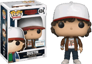 Funko POP! Television Stranger Things Dustin (Brown Jacket) Limitierte Auflage Barnes & Noble
