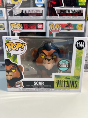 Funko POP! Disney Villains The Lion King - Scar (With Meat) Limited Edition - Imperfect Box