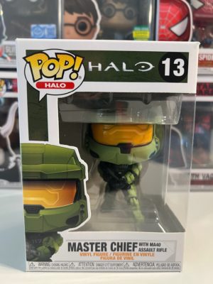 Funko POP! Games Halo Infinite Master Chief with MA40 Assault Rifle - Imperfect Box