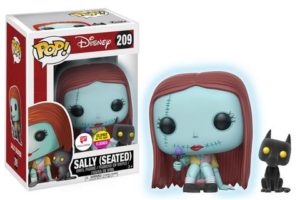 Funko POP! Disney L'Étrange Noël de Monsieur Jack Sally with Cat Edition Limitée Phosphorescente et Floquée Walgreens + Boîte Acrylique