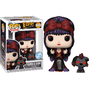 Funko POP! Elvira Mistress of the Dark - Elvira and Gonk (Moonlight) Limited Edition