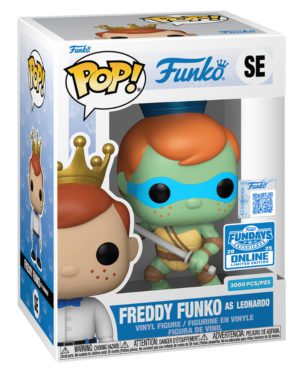 Funko POP! Funko Freddy Funko as Leonardo Limited Edition Fundays Box of Fun 2025 - 3000 Pieces + Acrylic Box
