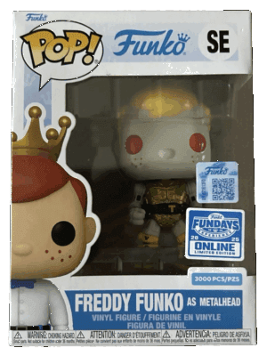 Funko POP! Funko Freddy Funko as Metalhead Limited Edition Fundays Box of Fun 2025 - 3000 Pieces + Acrylic Box