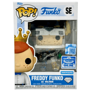 Funko POP! Funko Freddy Funko as Voltron Diamond Edition Limitée Fundays Box of Fun 2025 - 3000 Pièces + Boîte Acrylique