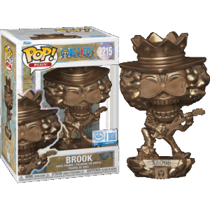 Funko POP! Plus Animation One Piece 25th Anniversary Brook (Bronze Statue) Limited Edition + Acrylic Box