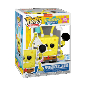 Funko POP! Premium Animation Bob l'Eponge - Spongebob Cleaning Edition Limitée Summer Convention 2025