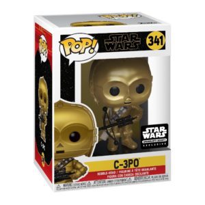 Funko POP! Star Wars Rise of Skywalker C-3PO with Bowcaster Limitierte Auflage Smuggler's Bounty