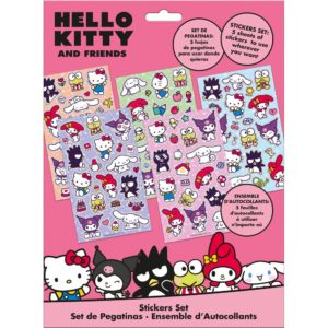 Ensemble d'autocollants Hello Kitty (5 Pages)