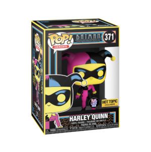 Funko POP! DC Comics Batman The Animated Series Black Light Harley Quinn Limited Edition Hot Topic