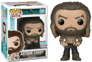 Funko POP! Heroes Aquaman Arthur Curry (Shirtless) Edition Limitée Fall Convention 2018