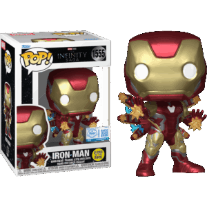 Funko POP! Marvel Infinity Saga Avengers End Game - Iron Man with Beams Edition Limitée Phosphorescente