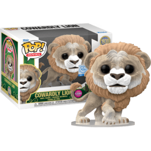 Funko POP! Movies Wicked: For Good Cowardly Lion Edition Limitée Floquée