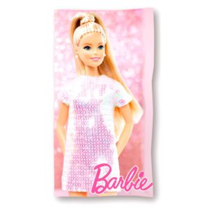 Serviette de plage en microfibre Barbie