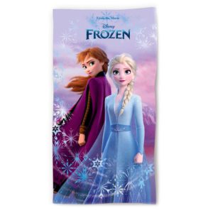 Serviette de plage en microfibre Elsa & Anna