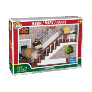 Funko POP! Deluxe Moment Maman, j’ai raté l’avion! Kevin / Marv / Harry Staircase Edition Limitée Walmart
