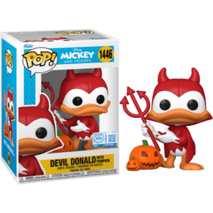 Funko POP! Disney Mickey and Friends Devil Donald with Pumpkins Edition Limitée