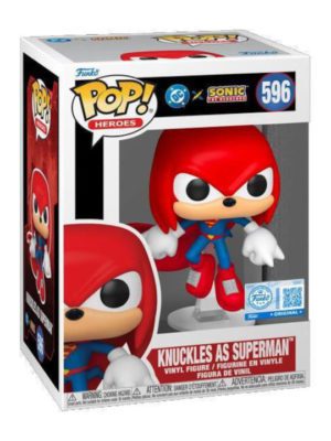Funko POP! Heroes DC X Sonic The Hedgehog - Knuckles as Superman Edition Limitée