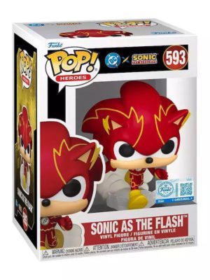 Funko POP! Heroes DC X Sonic The Hedgehog - Sonic as The Flash Edition Limitée