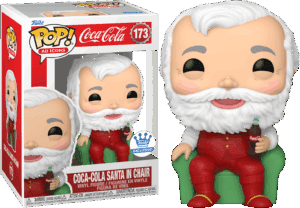 Funko POP! Ad Icons Coca-Cola - Coca-Cola Santa in Chair Edition Limitée