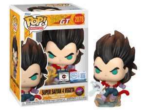 Funko POP! Animation Dragon Ball GT Super Saiyan 4 Vegeta Edition Limitée Floquée & Phosphorescente Chase Chalice Collectibles Pre-Release + Boîte Acrylique