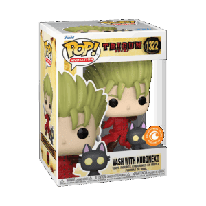 Funko POP! Animation Trigun Vash with Kuroneko Limitierte Auflage Crunchyroll