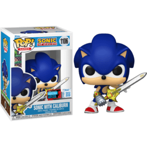 Funko POP! Games Sonic the Hedgehog Sonic with Caliburn Limitierte Auflage Fall Convention 2025