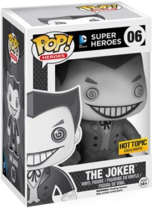 Funko POP! Heroes DC Super Heroes The Joker Noir & Blanc Edition Limitée Hot Topic