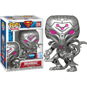 Funko POP! Heroes Superman - Brainiac Edition Limitée Fall Convention 2025