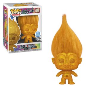 Funko POP! Les Trolls Good Luck Trolls Gold Troll Diamond Edition Limitée