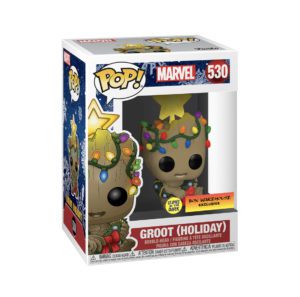Funko POP! Marvel Groot (Holiday) Edition Limitée Phosphorescente Box Warehouse