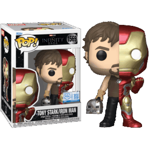 Funko POP! Marvel Split Tony Stark / Iron Man Edition Limitée