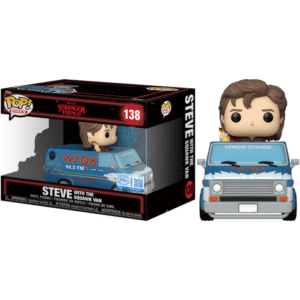 Funko POP! Rides Television Stranger Things Season 5 Steve with The Squawk Van Limitierte Auflage