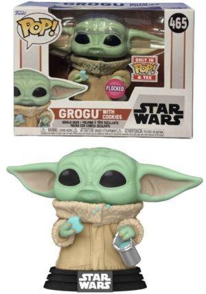 Funko POP! Star Wars Grogu with Cookies Edition Limitée Floquée