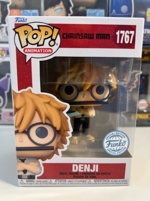 Funko POP! Animation Chainsaw Man - Denji (Operation: Super-Smart) Edition Limitée - Boîte Imparfaite
