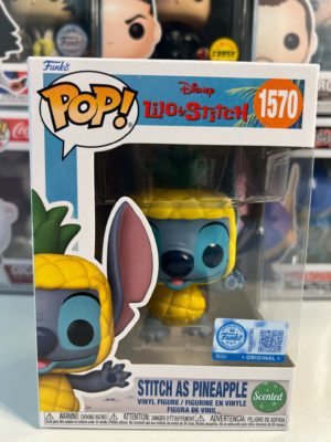 Funko POP! Disney Lilo et Stitch - Stitch as Pineapple Edition Limitée Parfumée - Boîte Imparfaite
