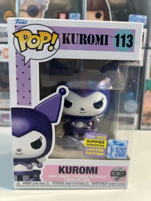 Funko POP! Kuromi - Kuromi in Gift Box Metallic Limited Edition Summer Convention 2025 - Imperfect Box