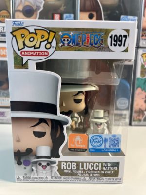Funko POP! Animation One Piece Rob Lucci with Hattori Limited Edition Toy Temple Pre-Release - Imperfect Box